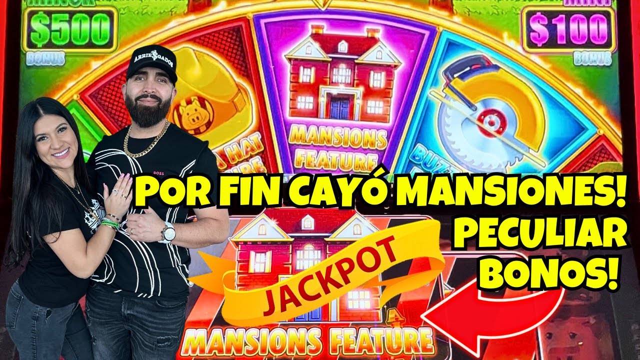 🏠 POR FIN CAYÓ PECULIAR BONOS DE MANSIONES HUFF N MORE PUFF SLOT MACHINE JACKPOT !