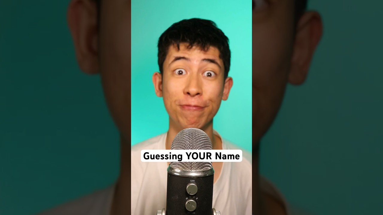 I WILL Guess YOUR Name!? #asmr