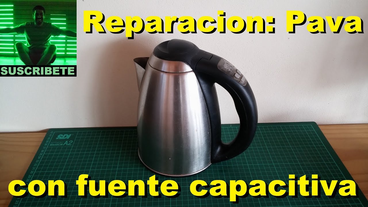 Reparacion de pava o jarra electrica con control de temperatura fuente capacitiva
