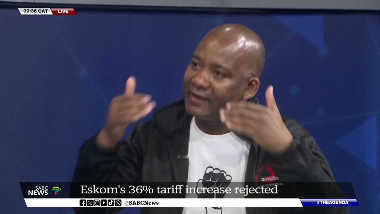 We absolutely reject Eskom's 36% tariff increase: Mametlwe Sebei - GIWUSA President