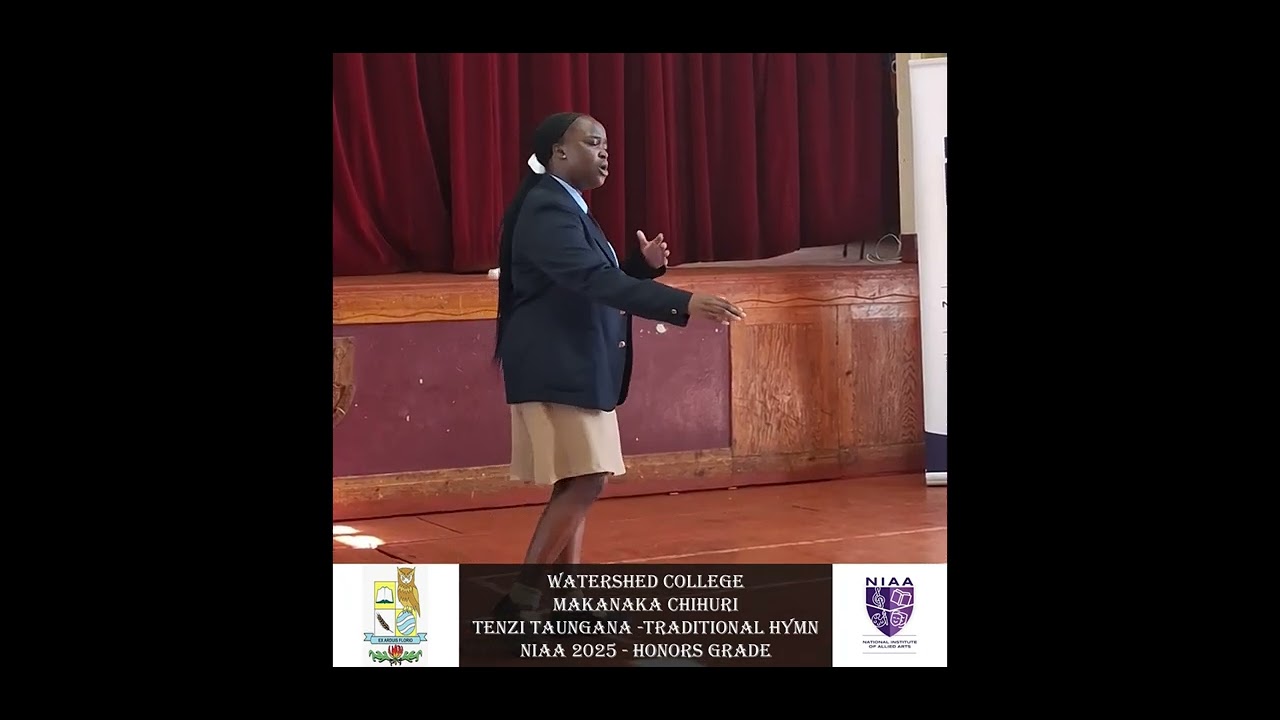 2025 NIAA Performance by Makanaka Chihuri  Tenzi Taungana  Traditional Hymn