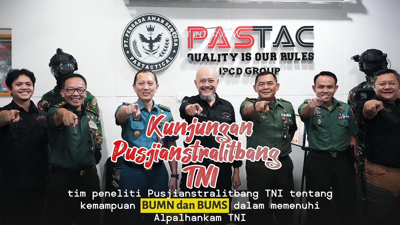 Kunjungan Tim Pusjianstralitbang TNI