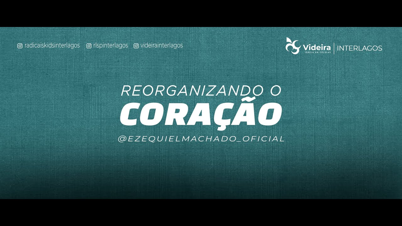 Culto de Celebração - Pr. Ezequiel Machado - Reorganizando o Coraçao - 28/12/2025