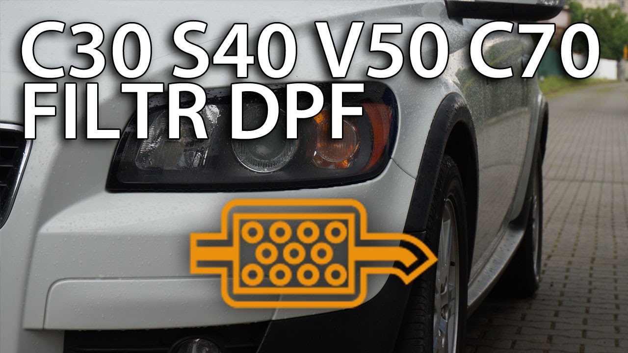 Jak sprawdzić czy jest DPF w Volvo C30 S40 V50 C70 (filtr cząstek stałych FAP diesel 2.0D)
