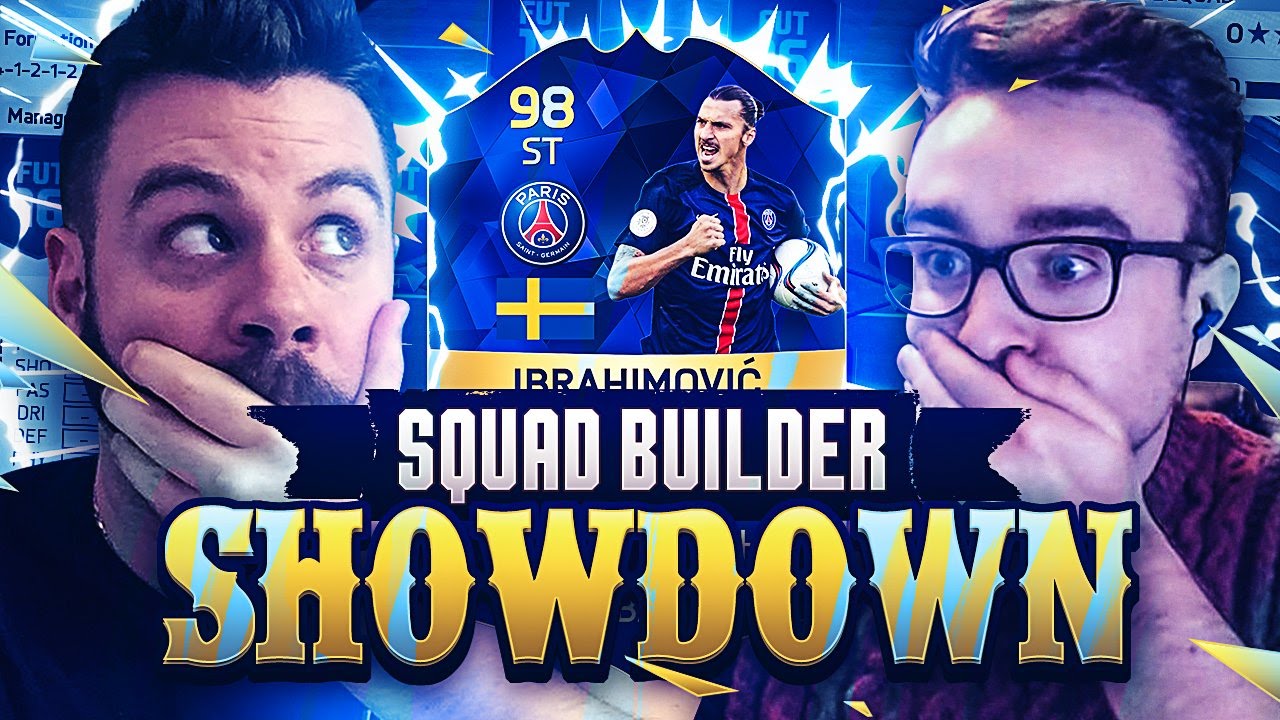 SQUAD BUILDER SHOWDOWN with TOTS 98 IBRAHIMOVIC vs AJ3!!! FIFA 16 Ultimate Team