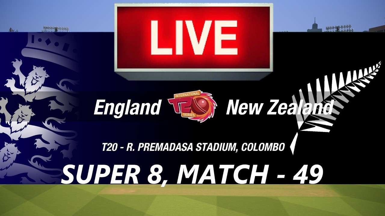 🛑LIVE- ENGLAND vs NEW ZEALAND🛑T20 WORLD CUP 2026🛑ENG vs NZ🛑CRICKET 26 GAMEPLAY🛑LIVE MATCH STREAMING🏏
