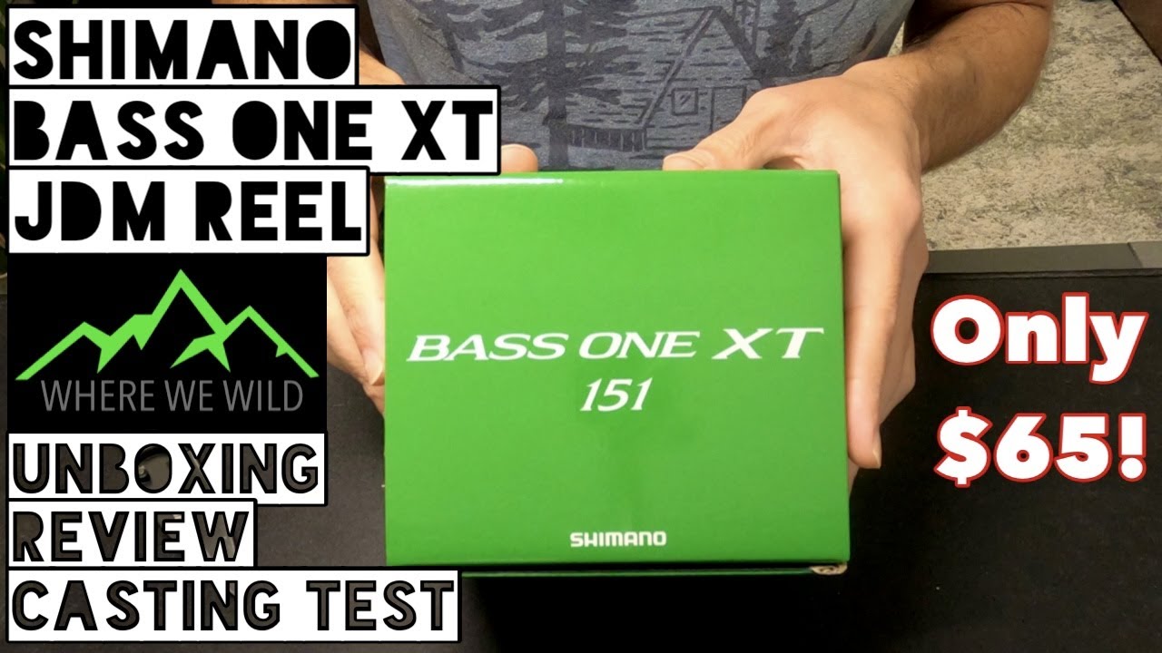 SHIMANO BASS ONE XT - JDM CASTING REEL - UNBOXING, REVIEW & CASTING TEST
