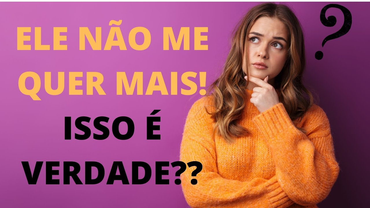 ELE(A) NÃO ME QUER MAIS. ISSO É VERDADE TAROT?