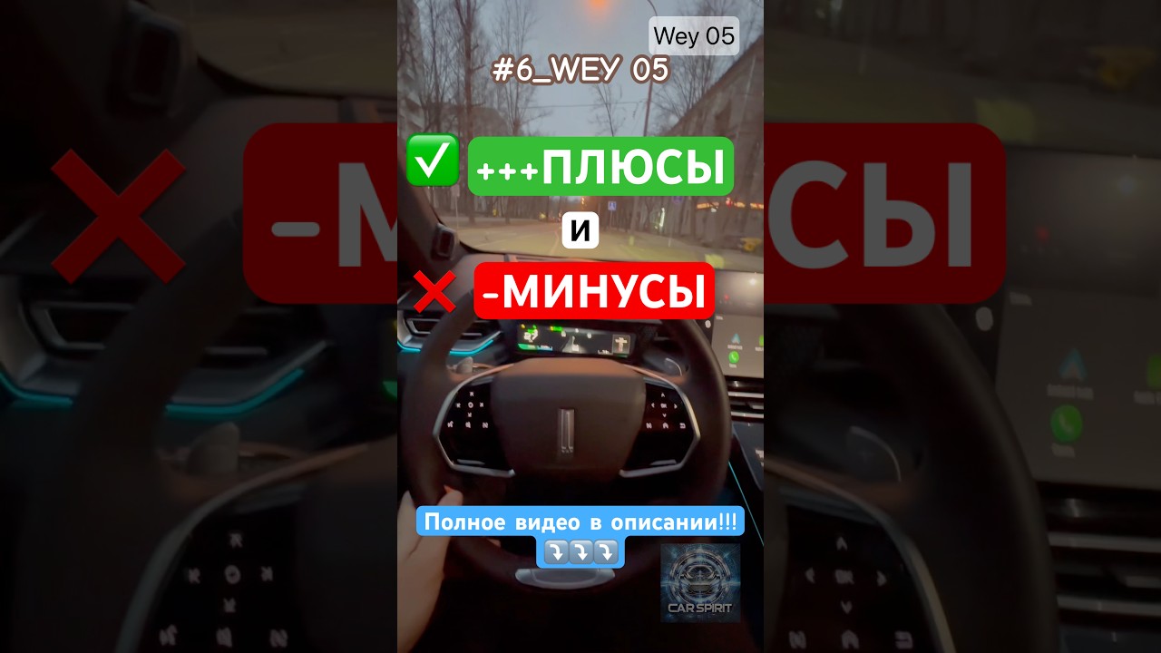 ✅PROS and ❌CONS of WEY 05 (my opinion!) #CarSpirit #car_review #automobile #cars #review #auto #w...