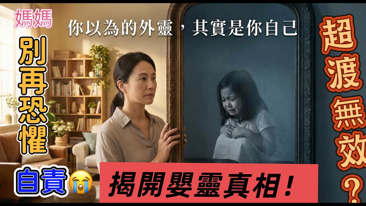 嬰靈不是鬼，是你沒被看見的未消化情緒投射！揭開通靈老師也不知道的事！反覆超渡無效的真相？
