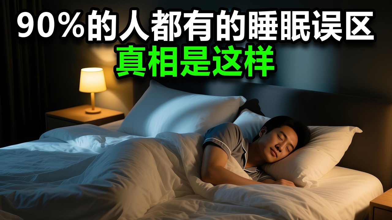 90%的人都有的睡眠误区，真相是这样。90% of people have sleep misunderstandings, the truth is this