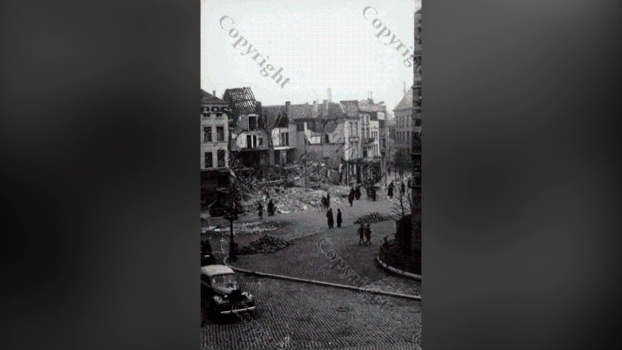 KORTRIJK Bombardements Alli&eacute;s 26/03/44 & 05/09/43