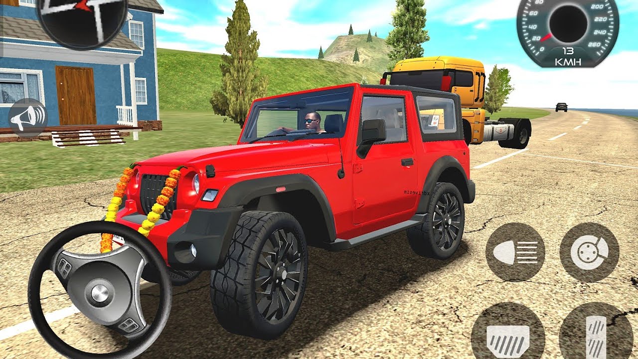 ​Indian Cars Simulator: New Red Thar Delivery & Village Road Adventure! 🚙💨