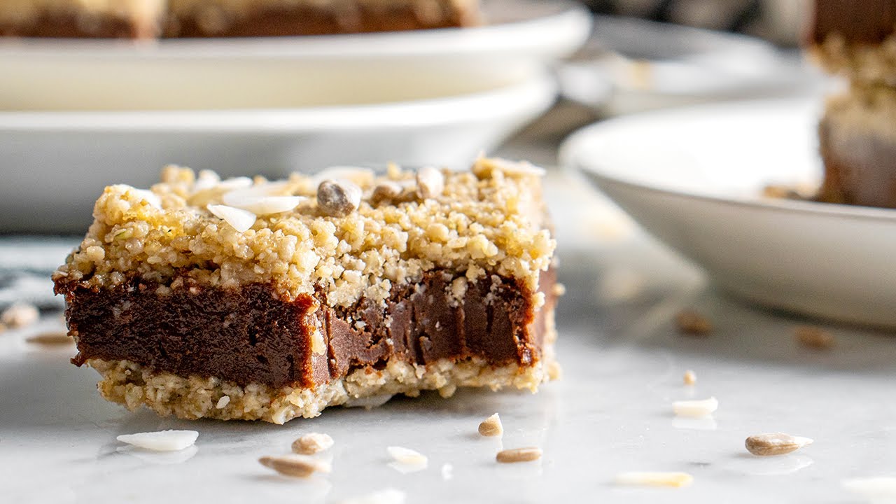 Keto Chocolate Stuffed Granola Bars [Decadent Snack/Dessert]
