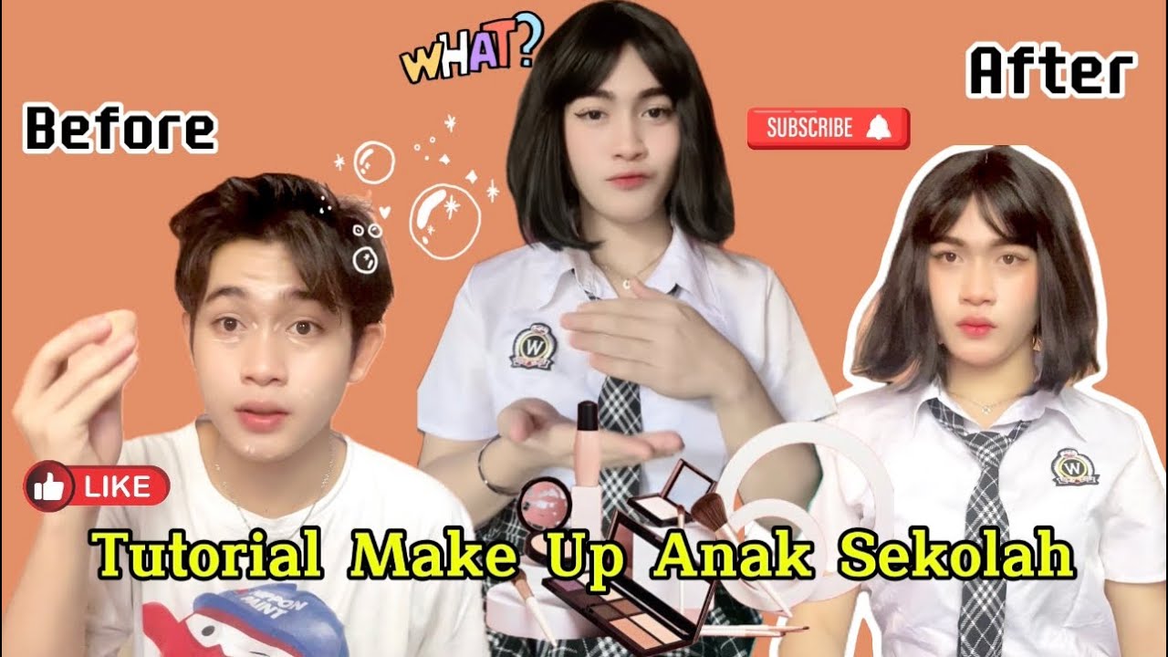 Tutorial Make Up Anak Sekolah ala Lisa😌❤️
