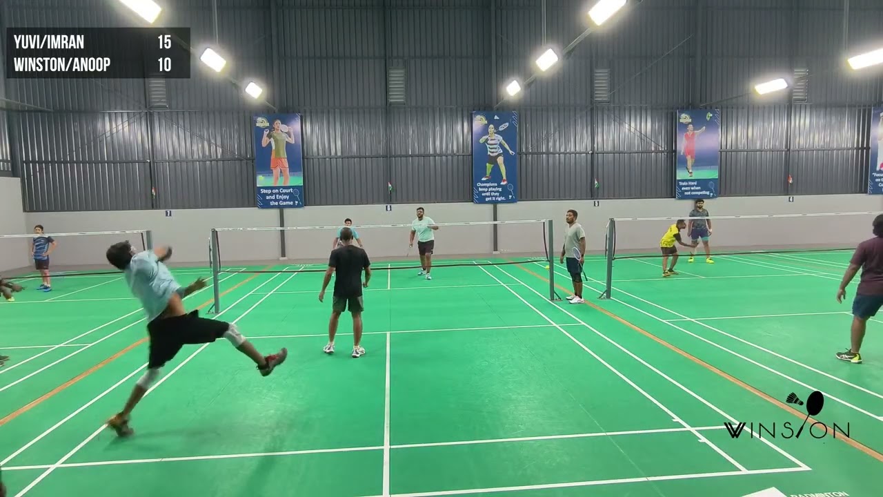Choked under pressure... 🏸 (Winston & Anoop vs Yuvi & Imran - Semi Finals)