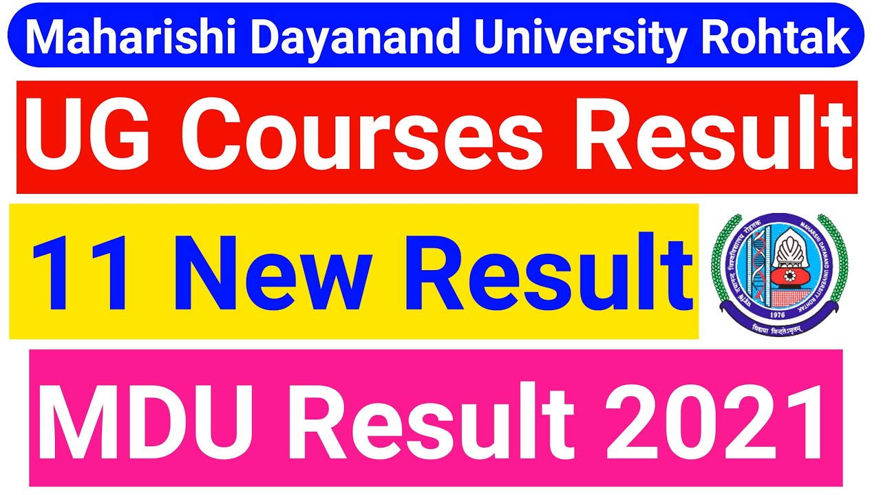 Mdu 11 New Result 2021 || Mdu Latest Result || Mdu Result 2021 || Mdu Result 8th Semester