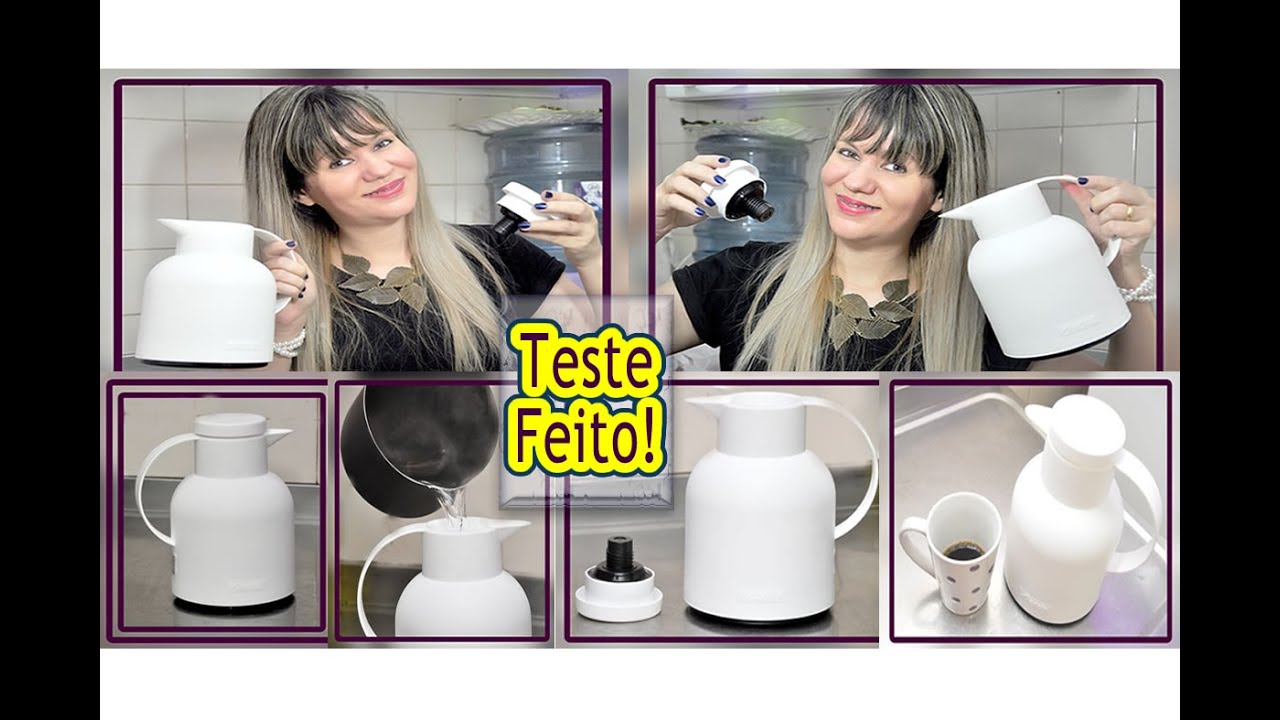 Como Fazer O Teste de Funcionalidade de Garrafa T&eacute;rmica #VidaDeDonaDeCasa