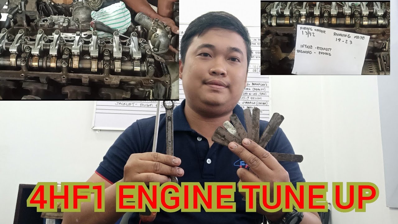 4HF1 engine tune up valve clearance adjustment