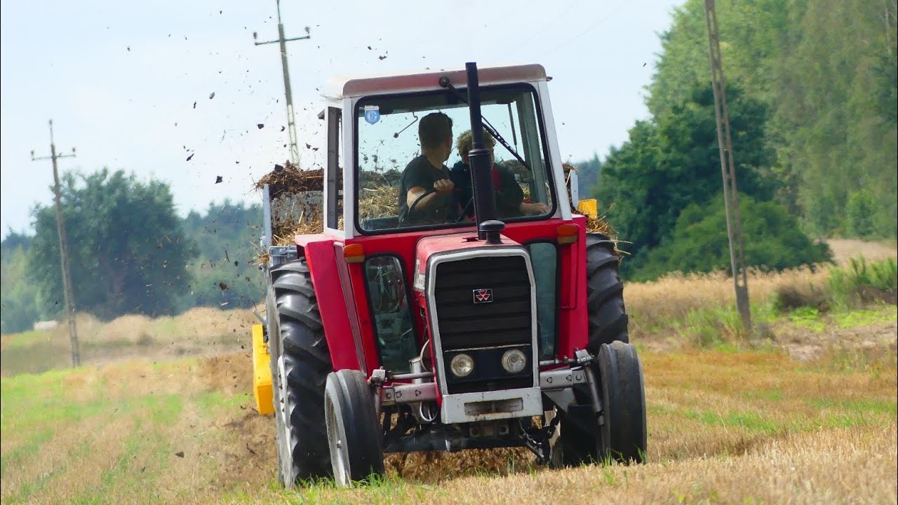 Chrzest Polowy Ferdka ! 😍 Massey Ferguson 560 , Ursus C330M ! 🥰Prace pożniwne w Łódzkim ! 😁