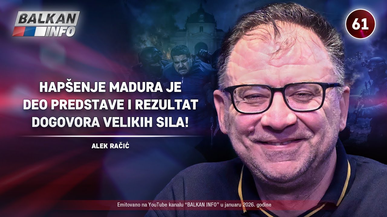 INTERVJU: Alek Račić &ndash; Hap&scaron;enje Madura je predstava i rezultat dogovora velikih sila! (9.1.2025)