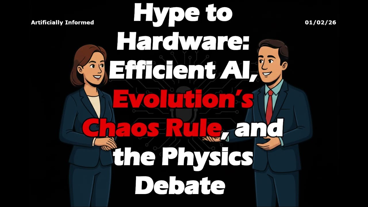 Hype to Hardware: Efficient AI, Evolution Chaos Rule, and the Physics Debate | Artificially Informed