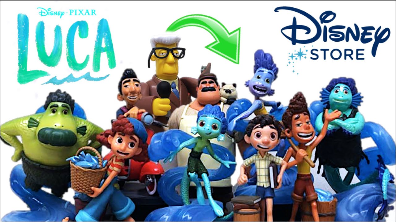 Disney Pixar LUCA - Set de 9 Figuras de Colección 