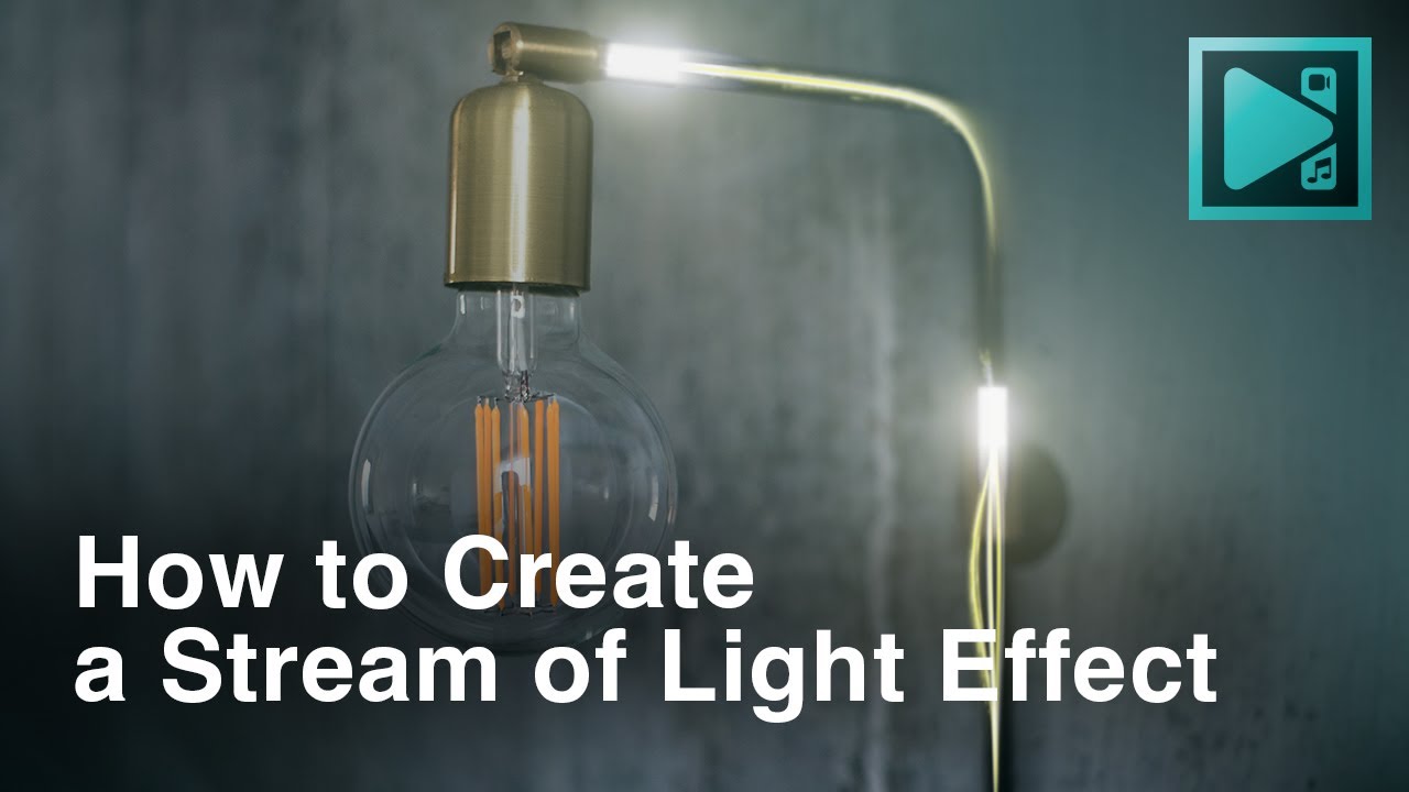 How to Create a Stream of Light Effect with Curve Lines Tool in VSDC