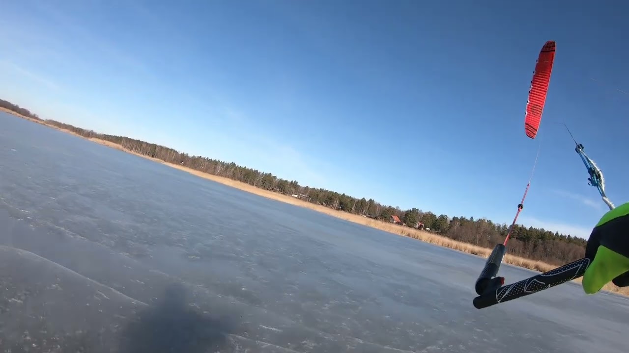 Ice kiting Galten Kvicksund 5/3 2026 4