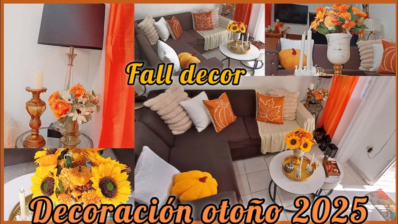 Decoración de  otoño 🍁  2025 un ante y un después 