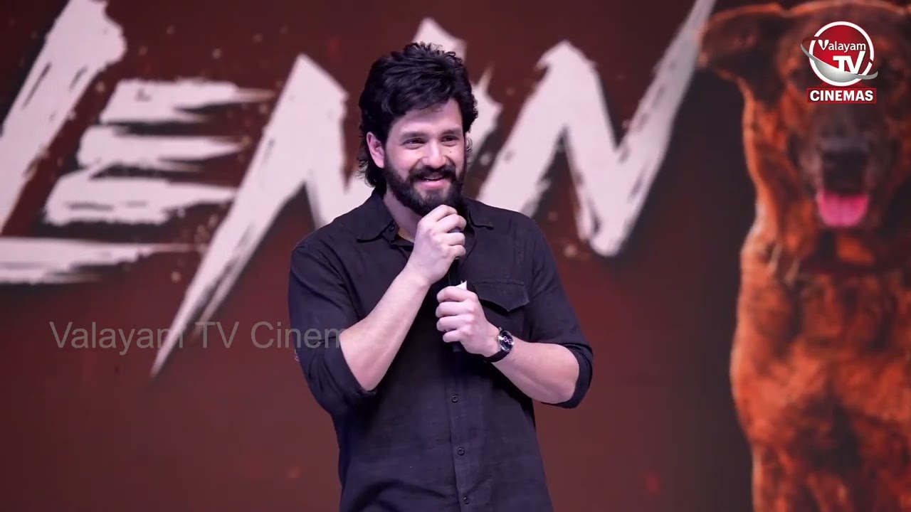 Akhil Akkineni Speech In  LENIN Blockbuster Celebrations | Bhagyashri Borse | Valayam TV Cinemas