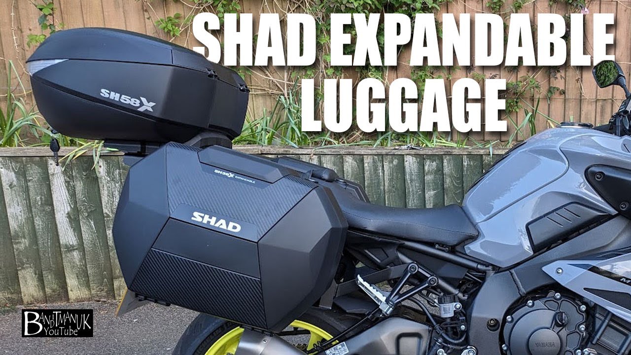 Расширяемые велосумки Shad SH38X и расширяемый верхний кофр SH58X. Подходит для Yamaha MT10. Высо...