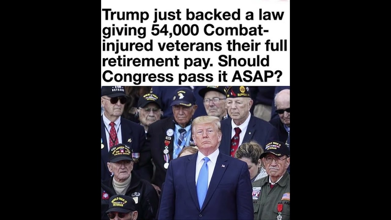 Debate continues over veterans' benefits, retirement pay for combat-injured service members,
