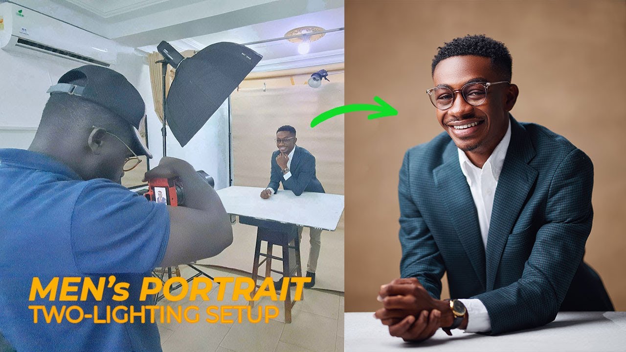 Men's Portrait Photography Techniques - Mastering the Art || Canon EOS RP + SIGMA 85mm F1.4 || BTS