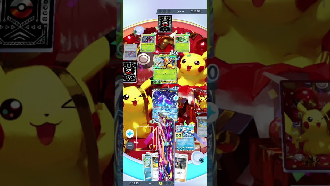 I won in Great Ball rank 4 with Greninja EX-Greninja- Indeedee EX deck! 🐸💧👁️ #pokemontcgpocket 