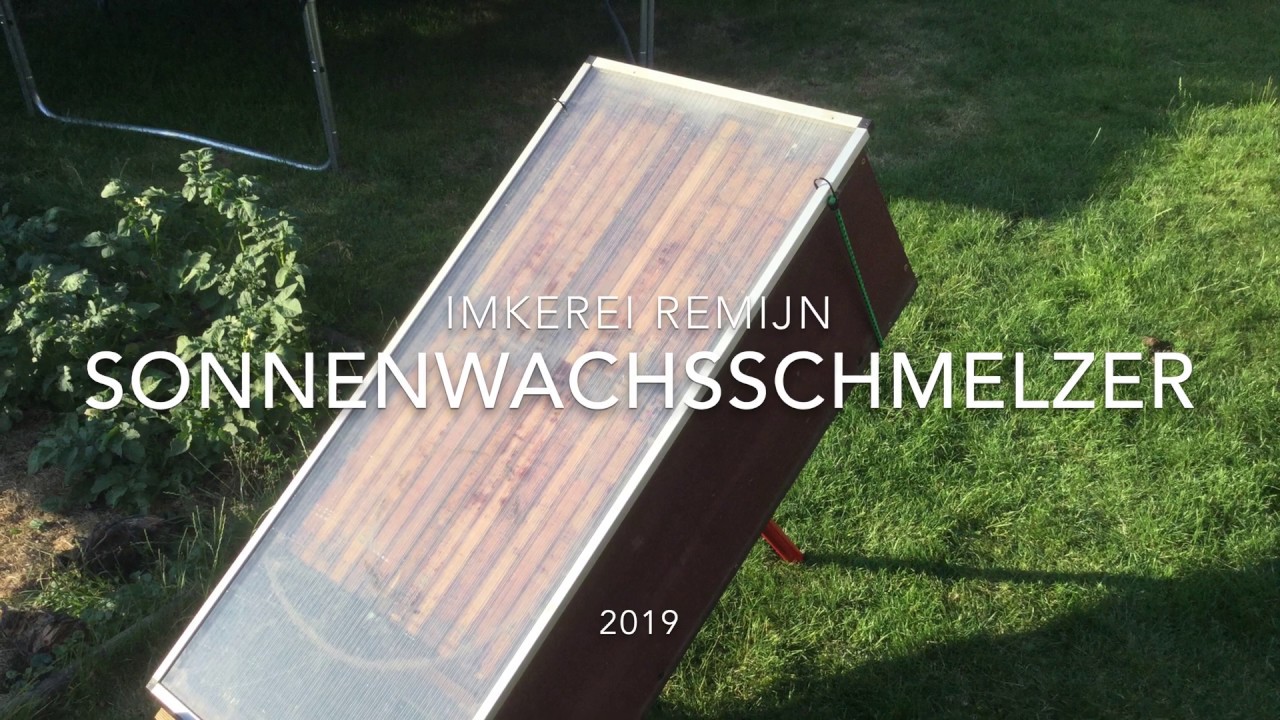 🐝 Sonnenwachsschmelzer bauen