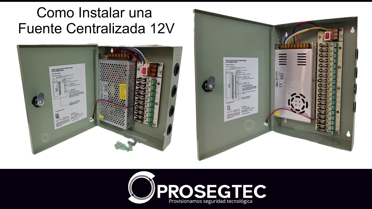 Cómo Instalar una Fuente Centralizada 12V para CCTV