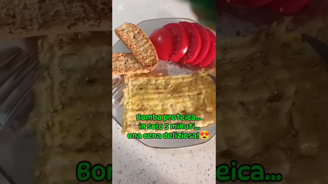 5 minuti e il pasto è pronto: proteico, veloce e facile!