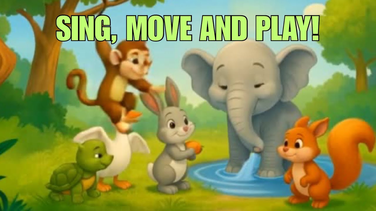 Preschool Action Song | Fun Movement Song for Kids | Mini Sing-Alongs