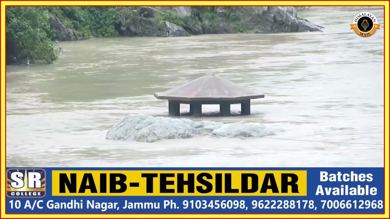 Water level rises in Alaknanda River, submerging small temples & statue of Lord Shiva in Rudraprayag