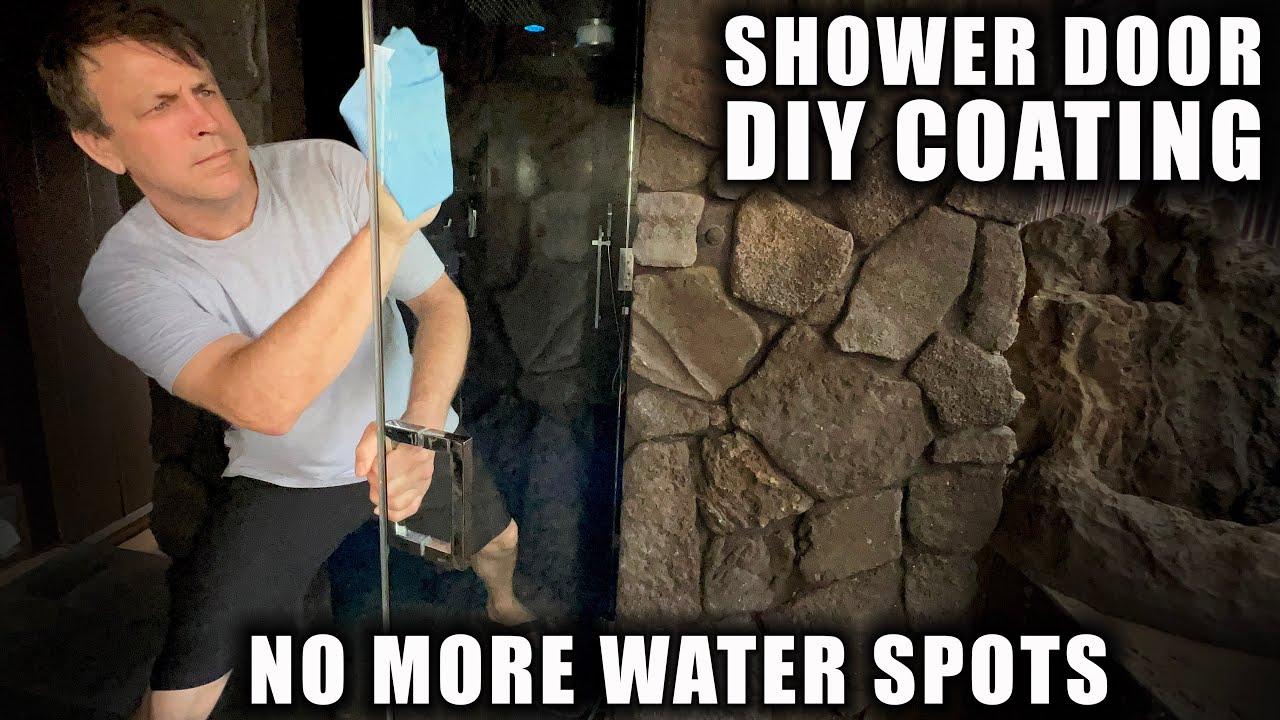 How to Remove Water Spots and Apply Sealant to Your Glass Shower Door