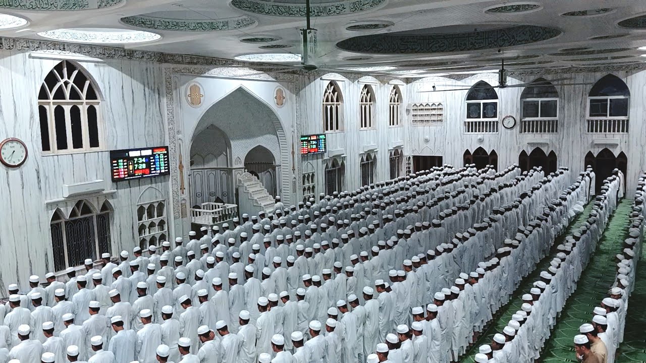 😍 Khubsurat Manzar 🤩 Namaze Maghrib | Led By Qari Ubaid Maniar | Masjide Aayshah | Jamia Hansot #new