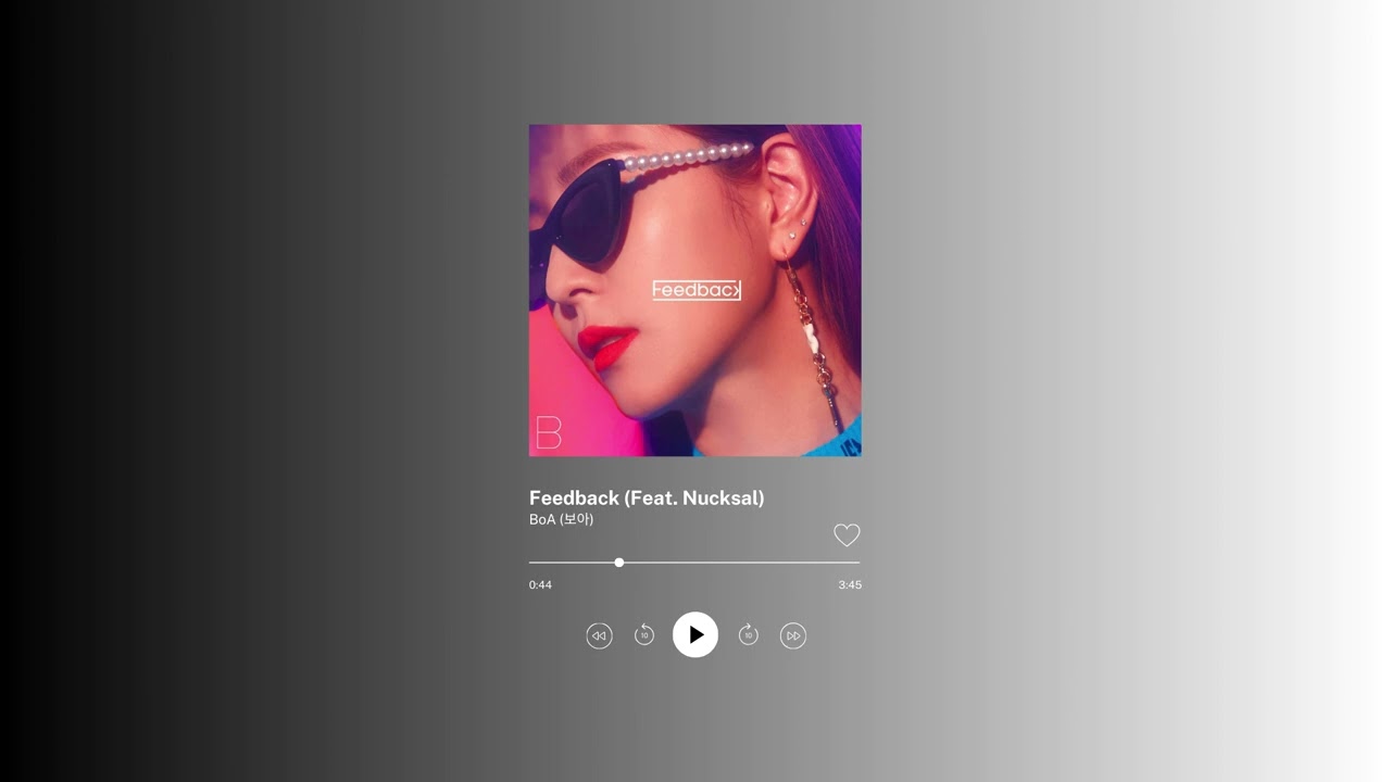 BoA (보아) - Feedback (Feat. Nucksal) (Instrumental - Drumless Version)