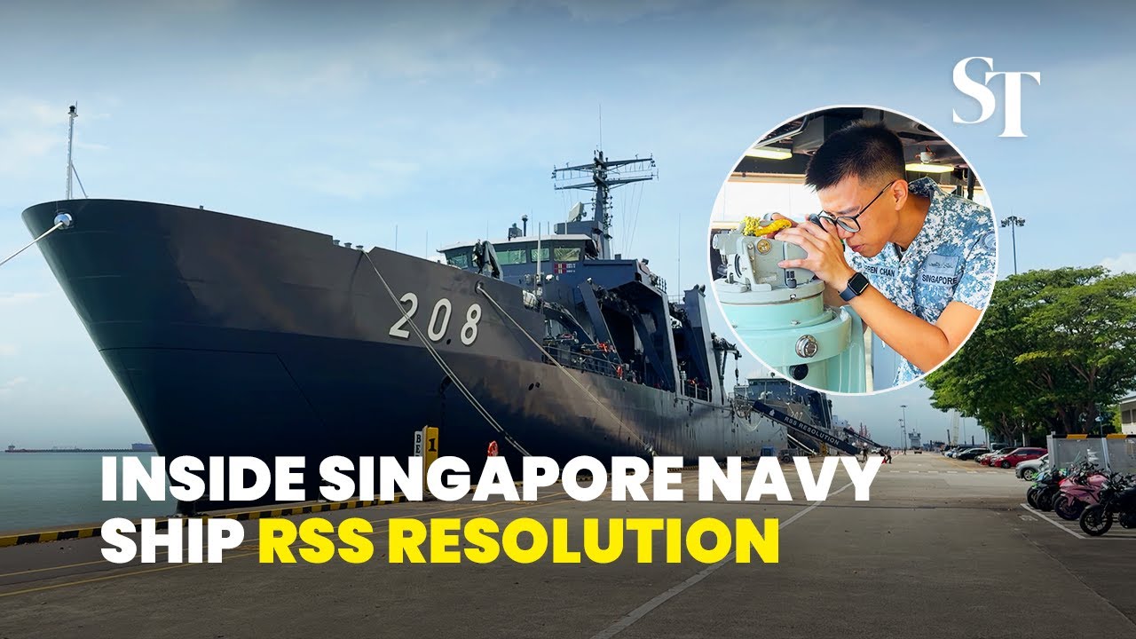 Step aboard Singapore Navy ship RSS Resolution