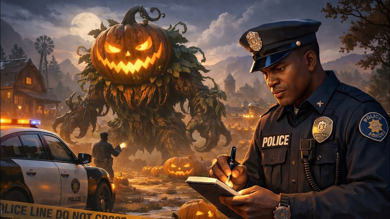 “Why only BOYS are kidnapped? 😨 Franklin vs Pumpkin Raja is not alone 👑🎃Ghost dancer💃👻👉 PART 2 SOON”