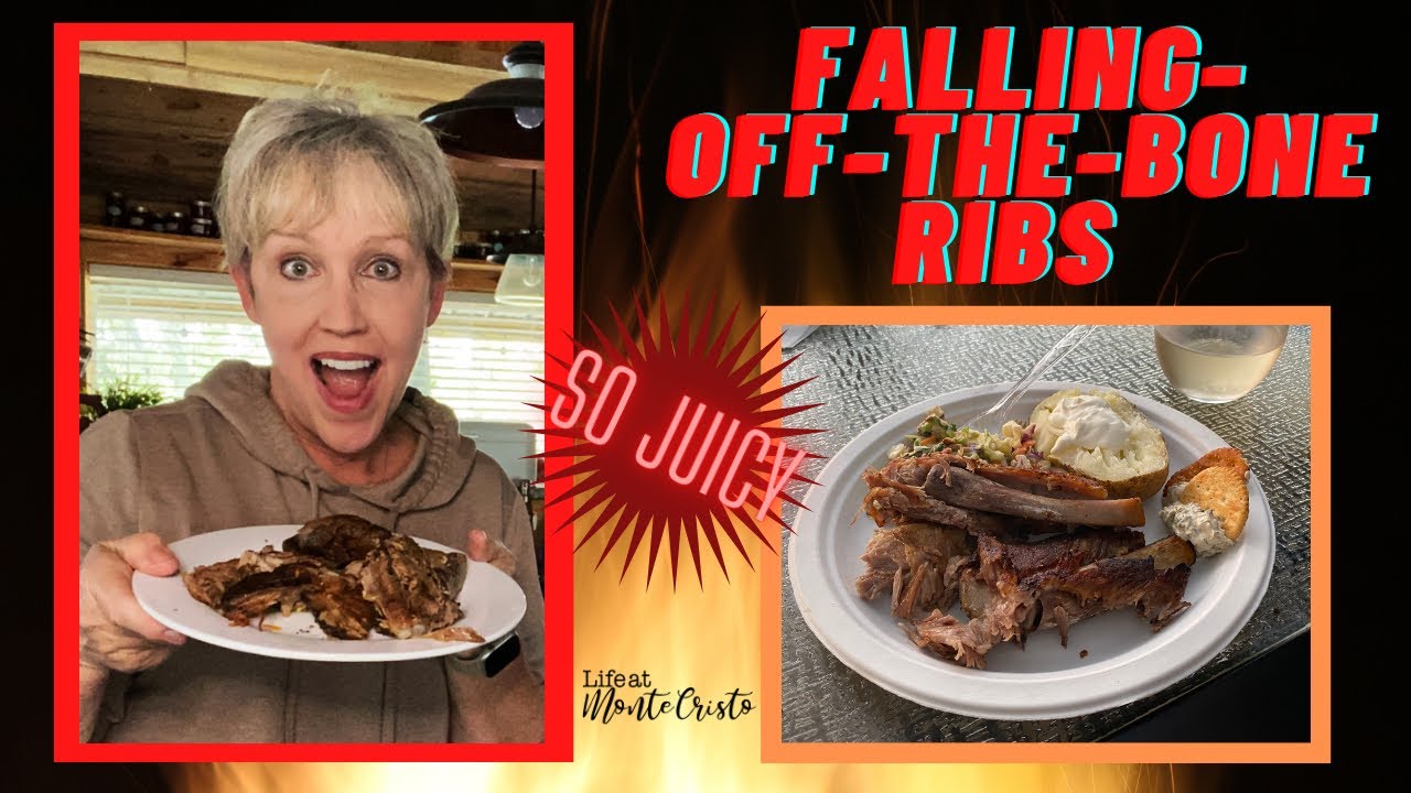Tender and Juicy Ribs!  From Oven to Grill!  FALLING OFF THE BONE RIBS!