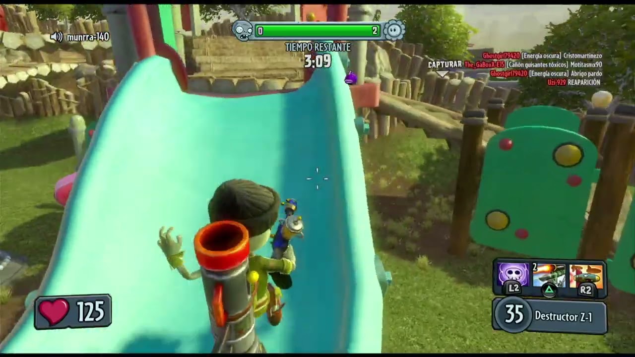 Plants vs Zombies GW Jardines y Cementerios, Soldado, 15 Derrotados