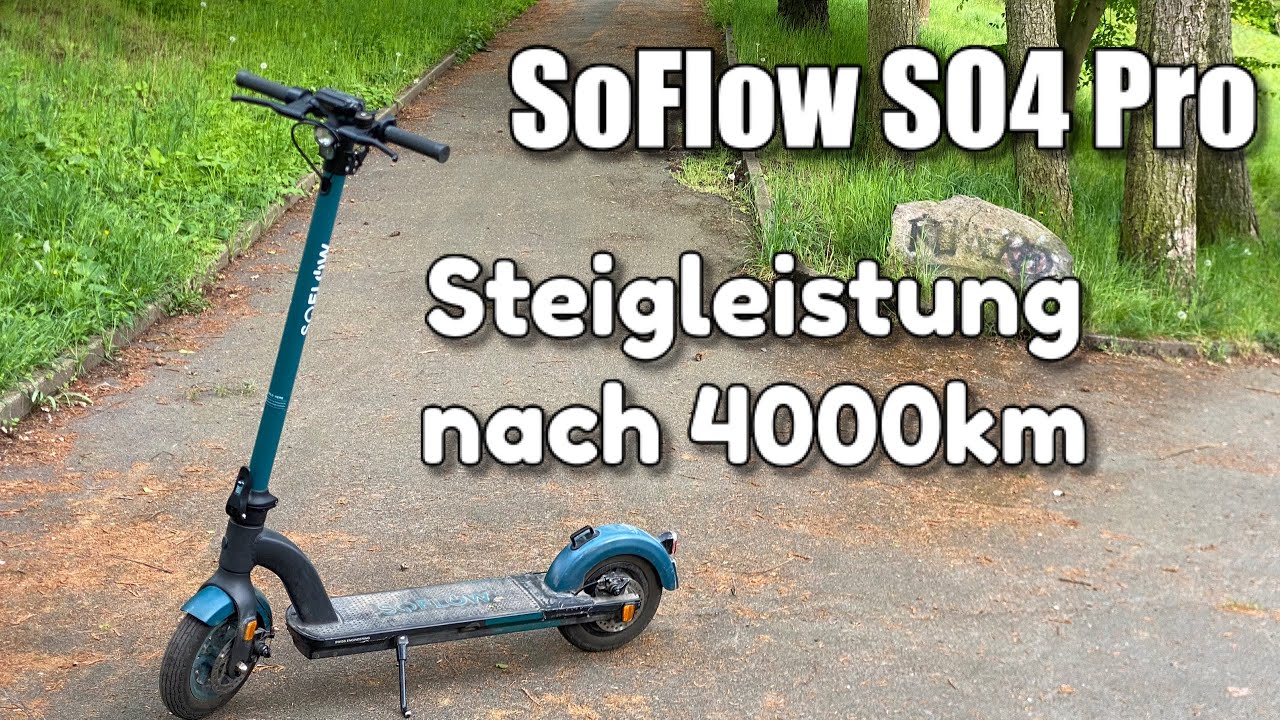 SoFlow SO4 Pro Steigungstest nach 4000km Laufleistung