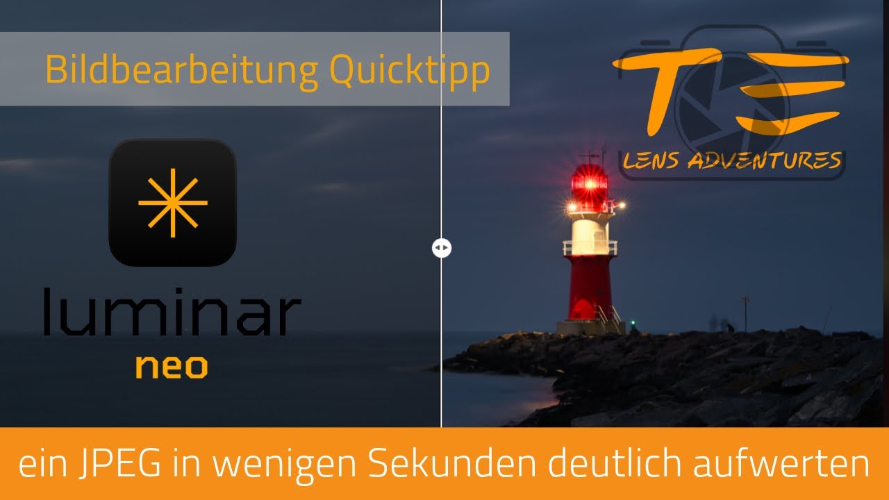 die schnellste Variante ein Foto in Luminar NEO zu verbessern - in wenigen Sekunden ein tolles Bild