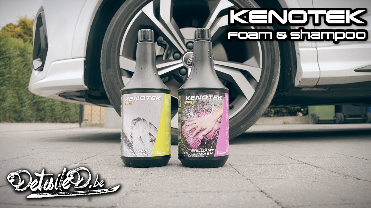 Snow Foam and Brilliant Wash Shampoo by Kenotek - a great combo for washing your car